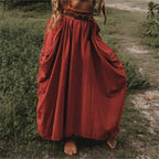 Veloura™ Maxi Skirt — Effortless Elegance with Freedom, Comfort, and Life-Saving Pockets