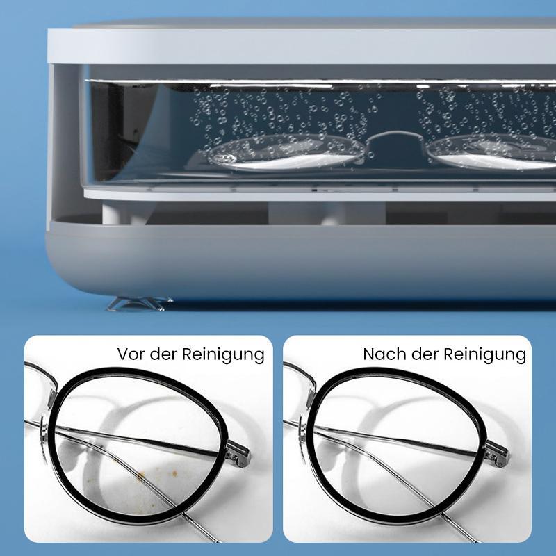 Ultrasonic Cleaner | 360° Thorough Cleaning | For Jewelry & Glasses | Portable | SonicPure