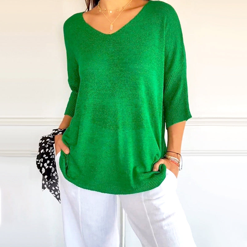 VaysonFlow™ V-Neck Shirt — Unlock All-Day Freedom and Effortless Style That Moves With You