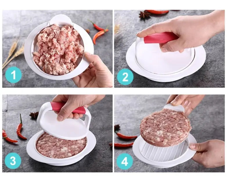 Burger Patty Maker | Uniform Shape | Non-stick Surface | Burger Press