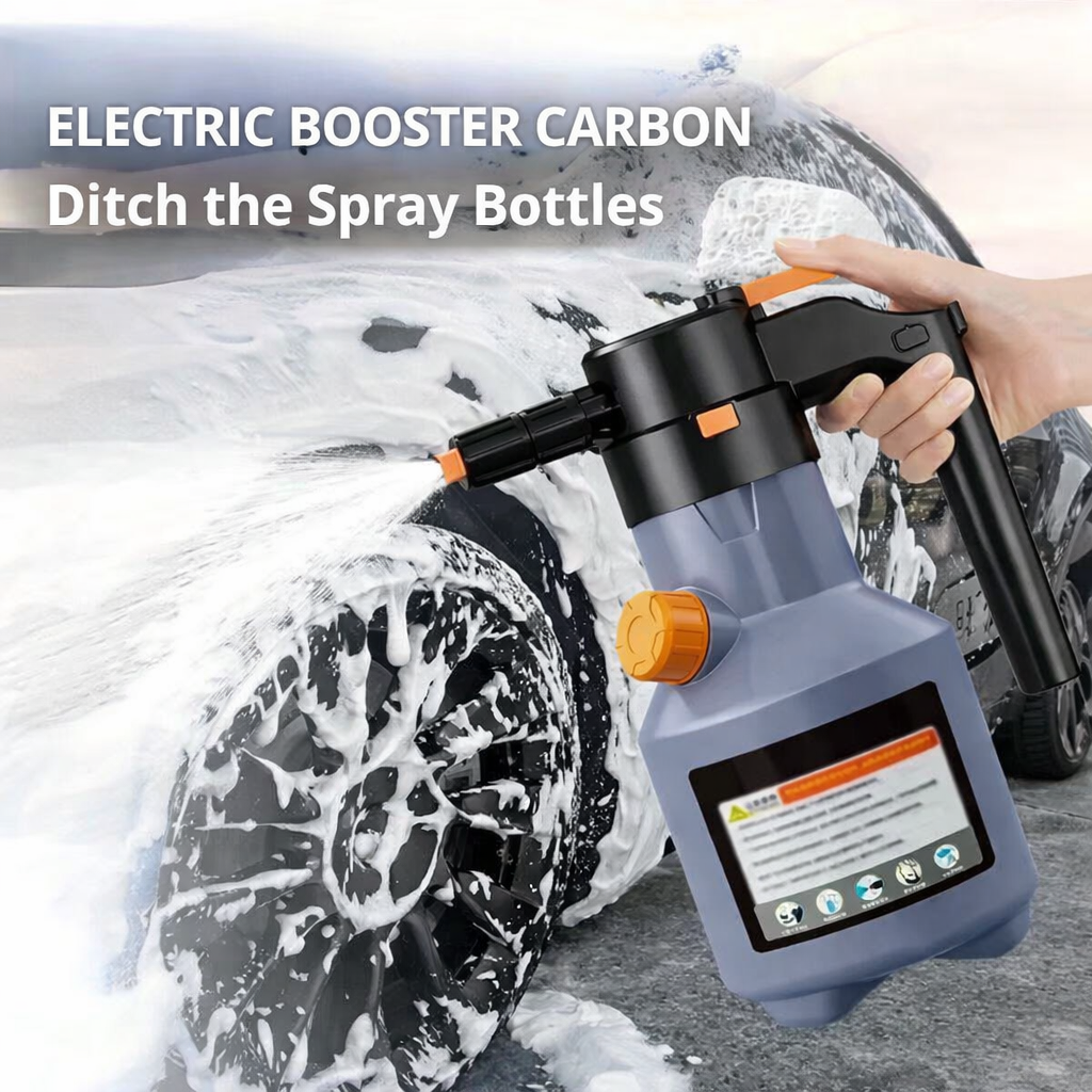Electric Foam Spray Bottle | Cleaning Foam Adhesive | Adjustable Spray Nozzle | CleanJet