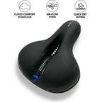 Bicycle Saddle | Comfort Ergonomics | Shock Dampening | RideRelief