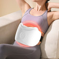 Abdominal Massager | Heat & Vibration Therapy | Wireless Rechargeable | Supports Digestion