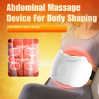 Abdominal Massager | Heat & Vibration Therapy | Wireless Rechargeable | Supports Digestion