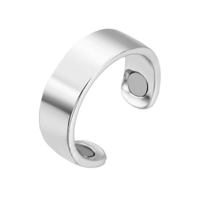 Acupressure Ring | Magnetic Hand Massage | Adjustable Metal Design | Comfortable Everyday Wear