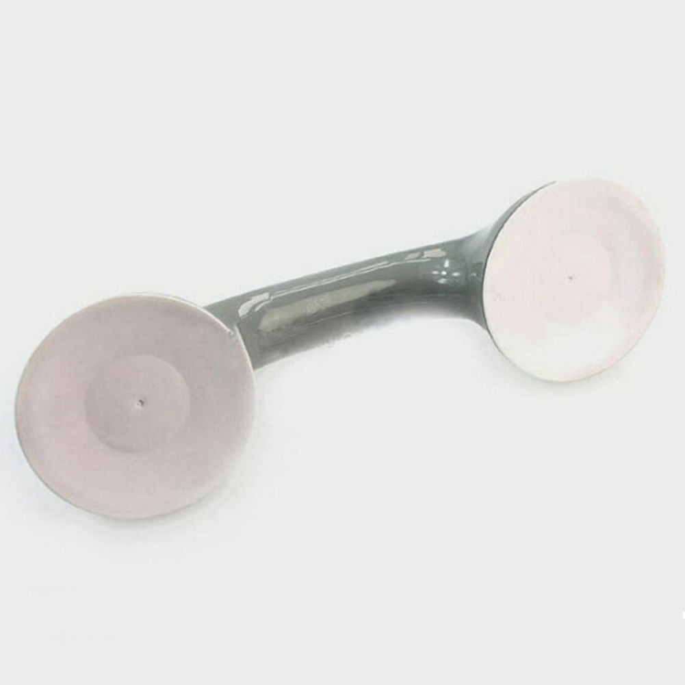 Bathroom Grab Bar | No-Drill Suction Mount | Ergonomic Non-Slip Grip | Supports 80 kg