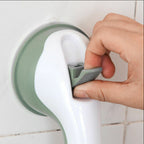 Bathroom Grab Bar | No-Drill Suction Mount | Ergonomic Non-Slip Grip | Supports 80 kg