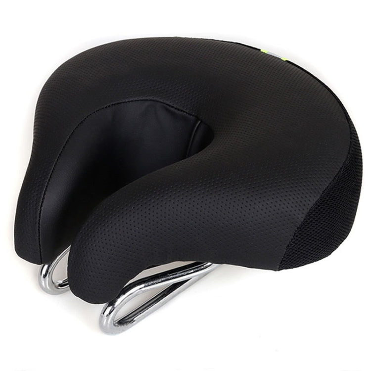 Bike Saddle | Noseless Ergonomic Design | Wide Foam Padding & Spring Suspension | Pressure Relief