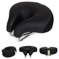 Bike Saddle | Noseless Ergonomic Design | Wide Foam Padding & Spring Suspension | Pressure Relief