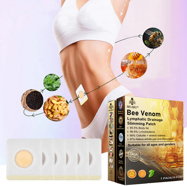 Body Care Patch | Transdermal Formula | Bee Venom & Herbal Extracts | Up to 24-Hour Wear