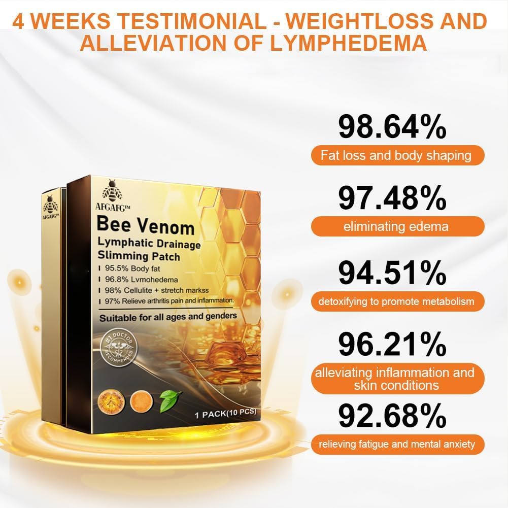 Body Care Patch | Transdermal Formula | Bee Venom & Herbal Extracts | Up to 24-Hour Wear
