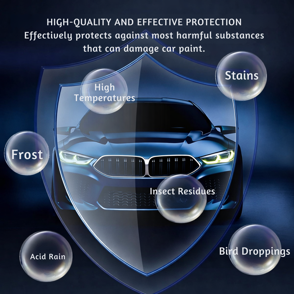 Car Coating Spray | 3-in-1 Quick Polish | Mirror Shine & Paint Protection | Waterless Use