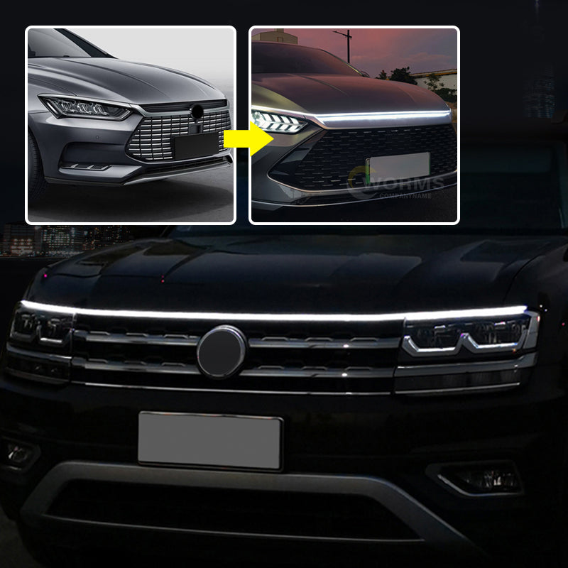 Car Hood LED Strip | Flexible LED Design | Waterproof & Durable | Self-Adhesive