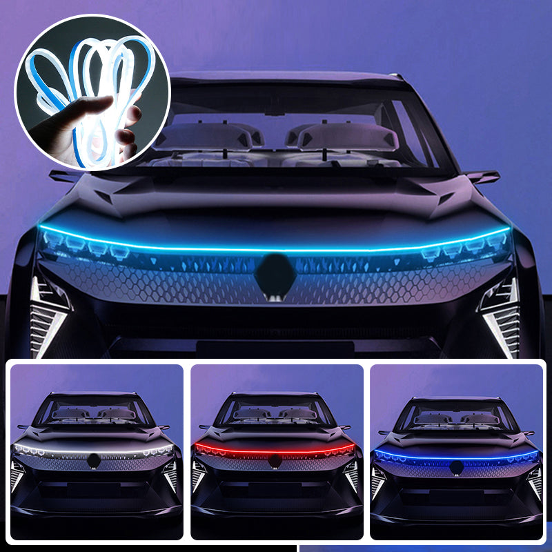 Car Hood LED Strip | Flexible LED Design | Waterproof & Durable | Self-Adhesive