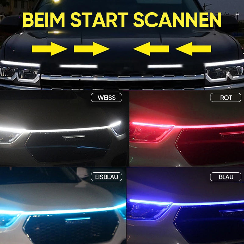 Car Hood LED Strip | Flexible LED Design | Waterproof & Durable | Self-Adhesive