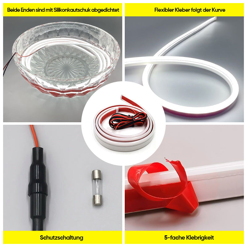 Car Hood LED Strip | Flexible LED Design | Waterproof & Durable | Self-Adhesive