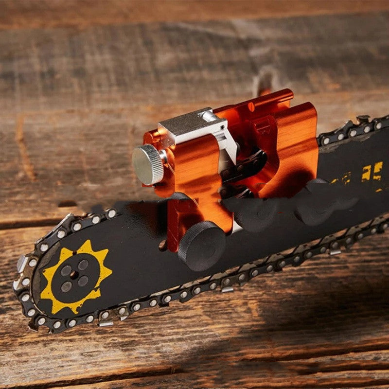 Chainsaw Sharpener | Manual Precision Jig | Aluminum & Stainless Steel