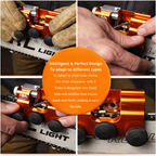 Chainsaw Sharpener | Manual Precision Jig | Aluminum & Stainless Steel