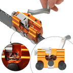 Chainsaw Sharpener | Manual Precision Jig | Aluminum & Stainless Steel