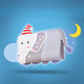 Children's Pillow | Ergonomic Memory Foam | Removable Washable Cover | Healthy Sleeping Posture