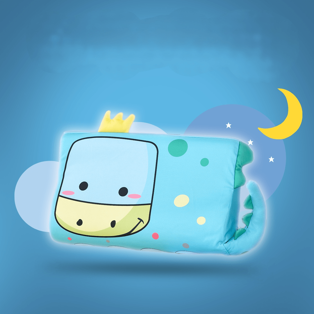 Children's Pillow | Ergonomic Memory Foam | Removable Washable Cover | Healthy Sleeping Posture