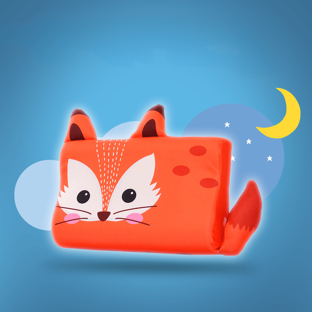 Children's Pillow | Ergonomic Memory Foam | Removable Washable Cover | Healthy Sleeping Posture