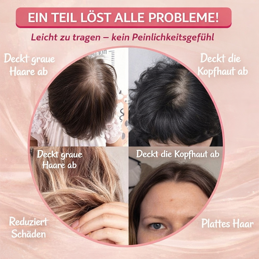 Clip-In Hair Extension | Real Human Hair | Easy Clip-In System & Secure Hold | Instant Volume