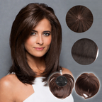 Clip-In Hair Topper | Seamless Instant Volume | High-Quality Soft Hair Fiber | Secure Hold