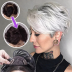 Clip-In Hair Topper | Seamless Instant Volume | High-Quality Soft Hair Fiber | Secure Hold