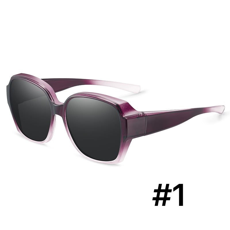 Clip-Over Sunglasses for Prescription Glasses | Polarized & UV Protection | Polycarbonate Frame
