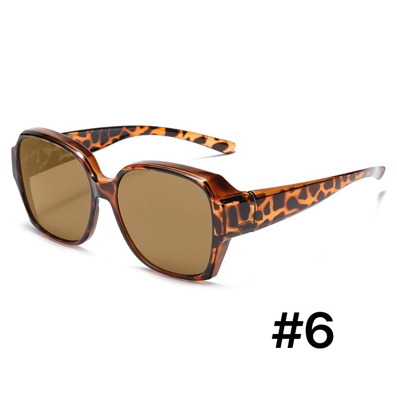 Clip-Over Sunglasses for Prescription Glasses | Polarized & UV Protection | Polycarbonate Frame