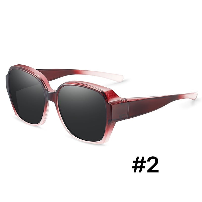 Clip-Over Sunglasses for Prescription Glasses | Polarized & UV Protection | Polycarbonate Frame