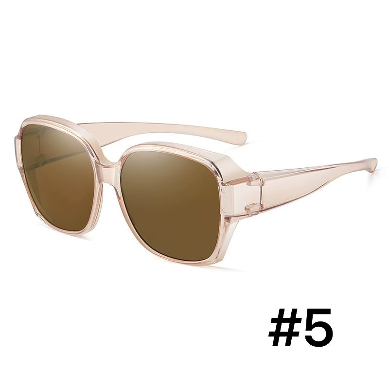 Clip-Over Sunglasses for Prescription Glasses | Polarized & UV Protection | Polycarbonate Frame