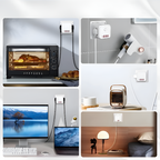 Cube Power Strip Adapter | Multi-Outlet USB-A & USB-C | Overload Protection & On/Off | Space-Saving