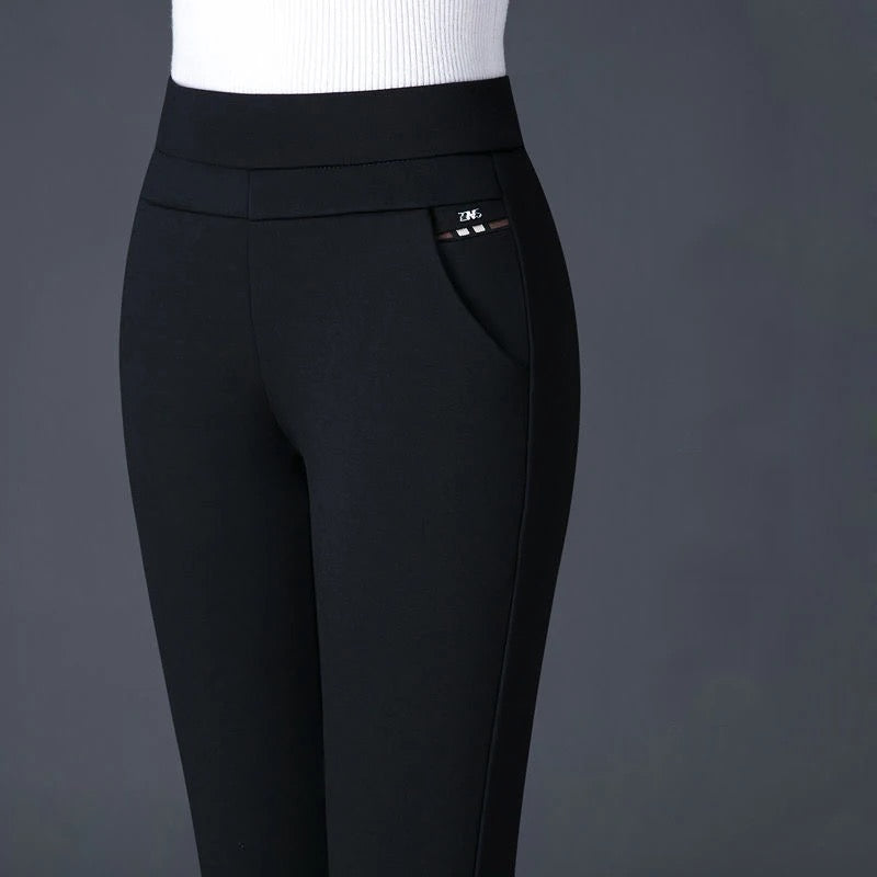 Damenhose | Hohe Taille Stretch | Atmungsaktives Material | Bauchkontrolle