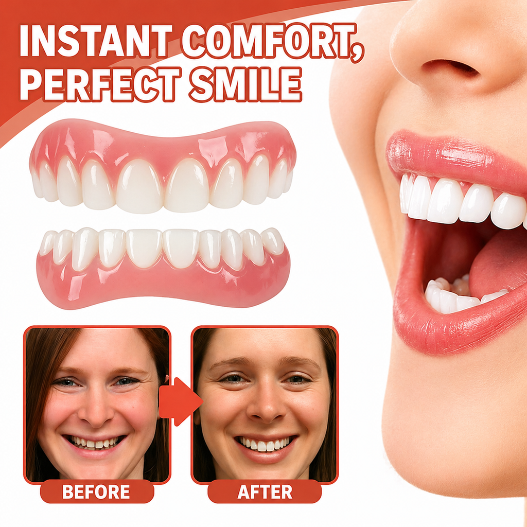 Denture Adjustment Kit | Custom Moldable Medical-Grade Silicone | Full & Partial Dentures