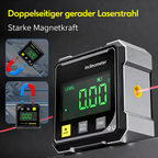 Digital Inclinometer | Magnetic Base & Laser Guide | Aluminum Housing | Compact Durable Design