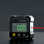 Digital Inclinometer | Magnetic Base & Laser Guide | Aluminum Housing | Compact Durable Design