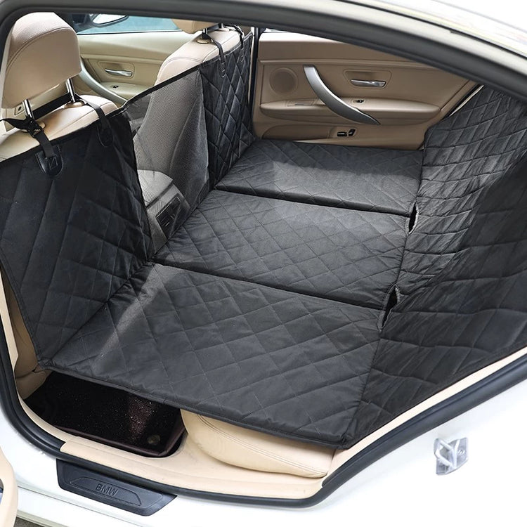 Dog Car Seat Protector | Water-Repellent Padded Mat | Wipeable Polyester | Comfortable Surface