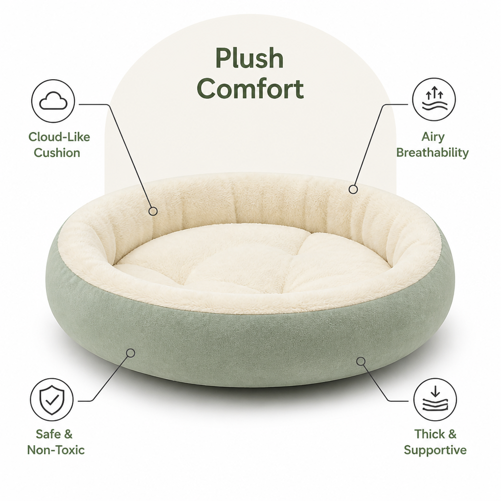 DogBedHouse All-Season Breathable & Non-Toxic Pet Bed