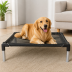 DogBedHouse Breathable Mesh & Guardrail Elevated Dog Bed