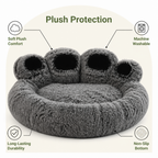 DogBedHouse Durable & Washable Plush Padded Pet Mat (Round)
