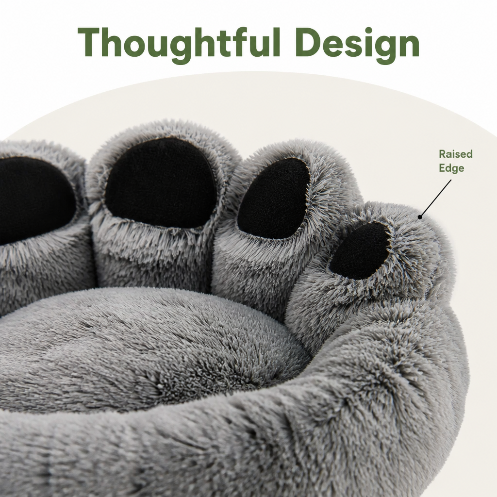 DogBedHouse Durable & Washable Plush Padded Pet Mat (Round)