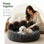 DogBedHouse Durable & Washable Plush Padded Pet Mat (Round)