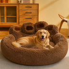 DogBedHouse Fluffy Bear-Paw & Shape-Retentive Dog Bed