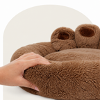 DogBedHouse Fluffy Bear-Paw & Shape-Retentive Dog Bed