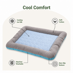 DogBedHouse Ice Silk Cooling & Non-Slip Dog Bed