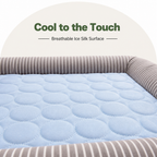 DogBedHouse Ice Silk Cooling & Non-Slip Dog Bed