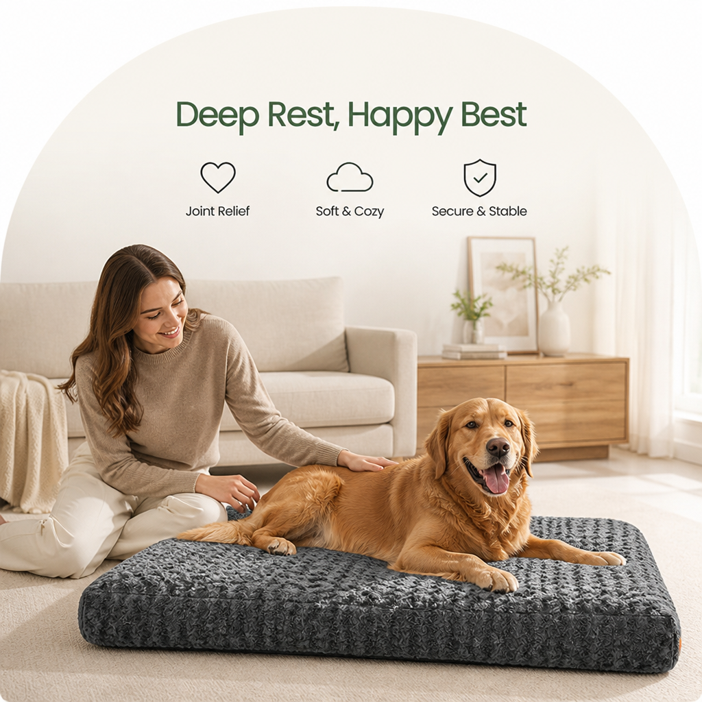 DogBedHouse Joint-Support Elastic & Non-Slip Dog Bed