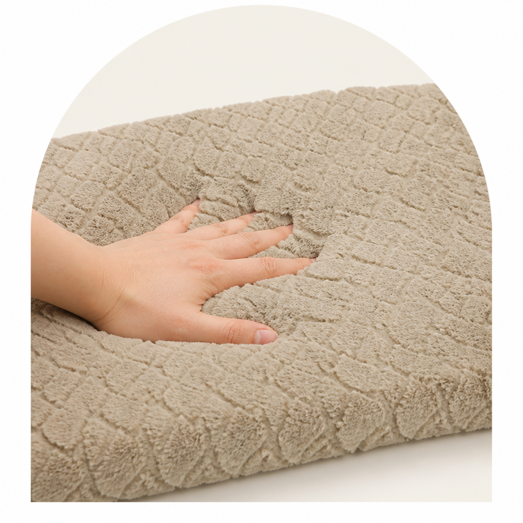DogBedHouse Orthopedic 3D Foam Dog Bed (Removable Washable Cover)